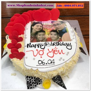 Bánh Sinh Nhật In Hình Ảnh - H340